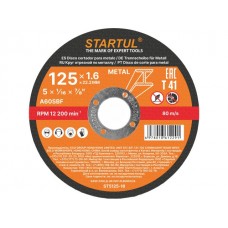 Круг отрезной 125х1.6x22.2 мм для металла STARTUL STANDART