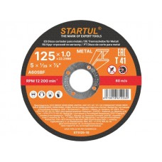 Круг отрезной 125х1.0x22.2 мм для металла STARTUL STANDART